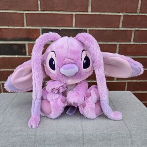 Original Disney Cartoon Lilo Stitch Big Foot Angel Big Ears Plush Toys Dolls 11"